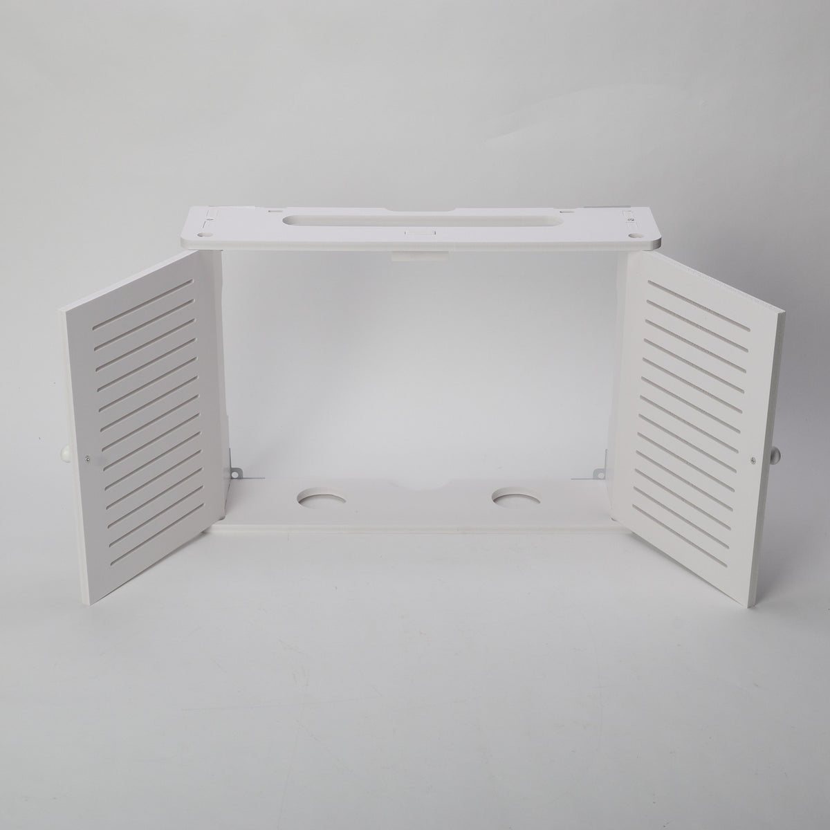 Wifi Router Shelf Storage Box Wall Mounted Cable Wire Hanging Bracket TV CD Box