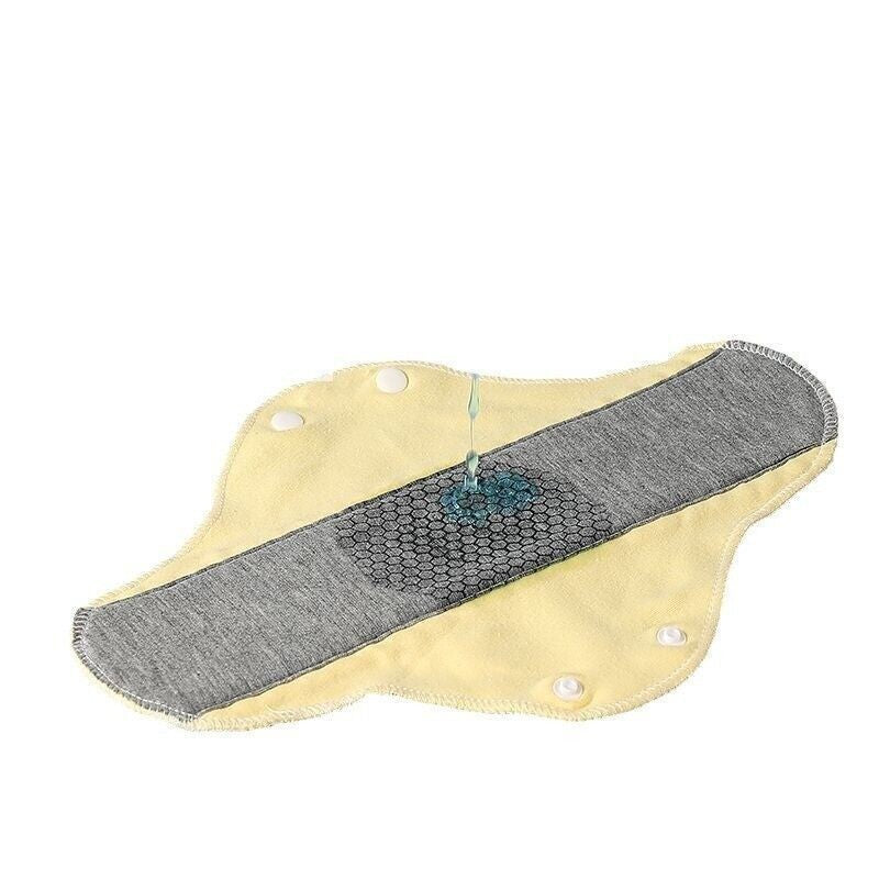 10Pcs Reusable Cotton Menstrual Pads Washable Eco Friendly Cloth Sanitary Towels