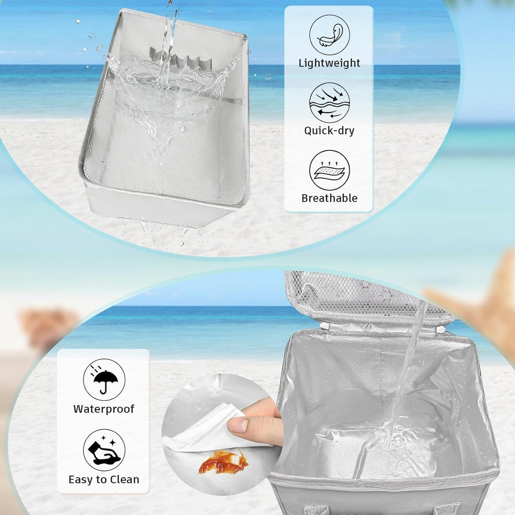 2-in-1 Cooler and Organizer Insert for X Large Bogg Bag,Accessories for