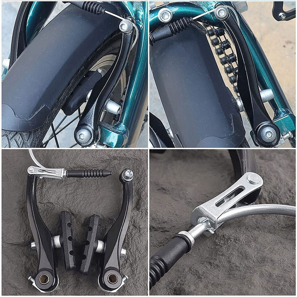 6PCS V Brake Complete Sets Front Rear Lever kit BMX MTB Bike Bicycle Brake Sets