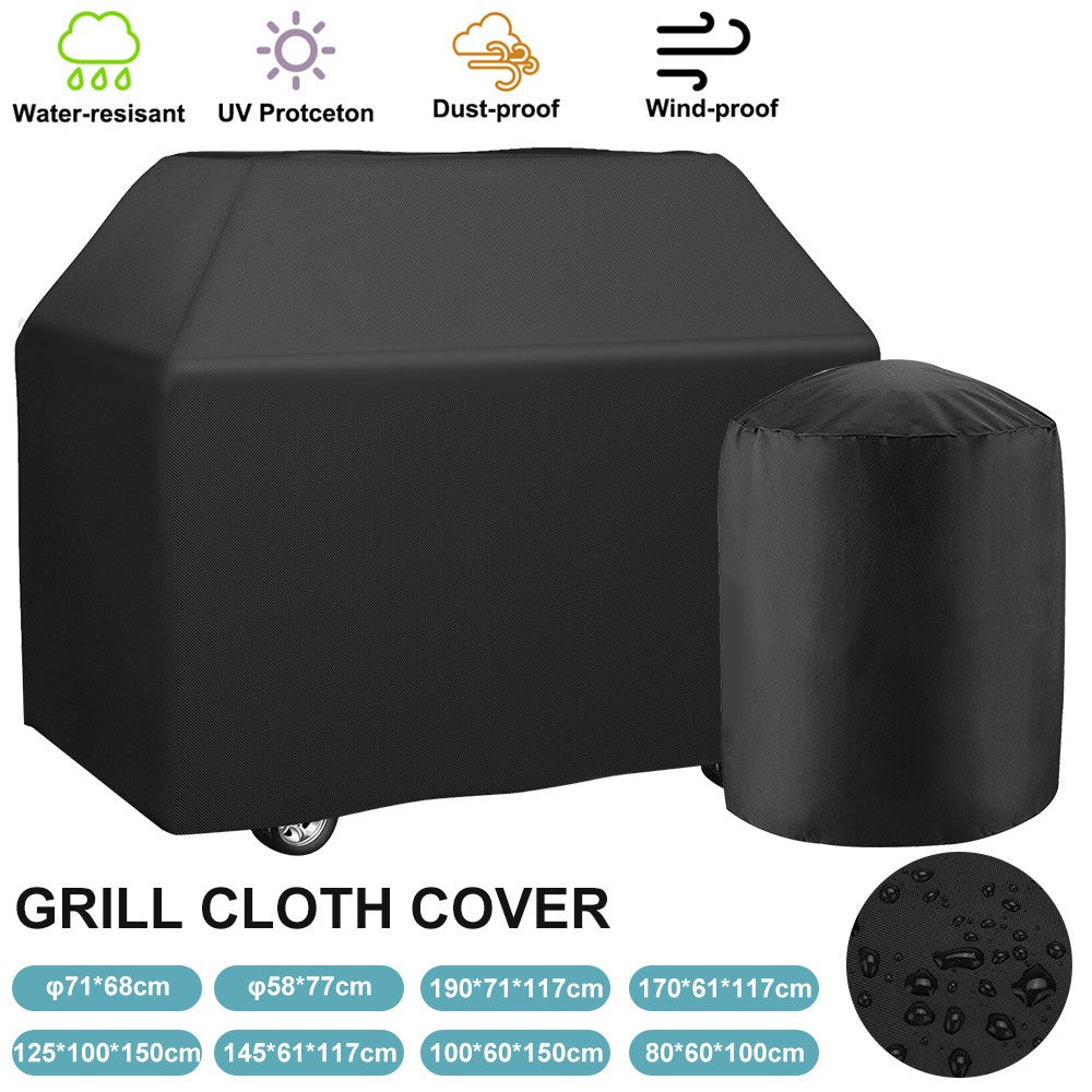 BBQ Cover Heavy Duty Waterproof Barbecue Grill Protector Outdoor Cover XXXS-XXXL