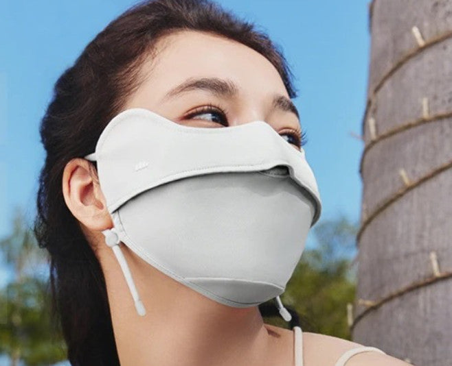 Breathable Adjustable Strap Sun Mask for Driving Cycling Outdoor Sun Protection