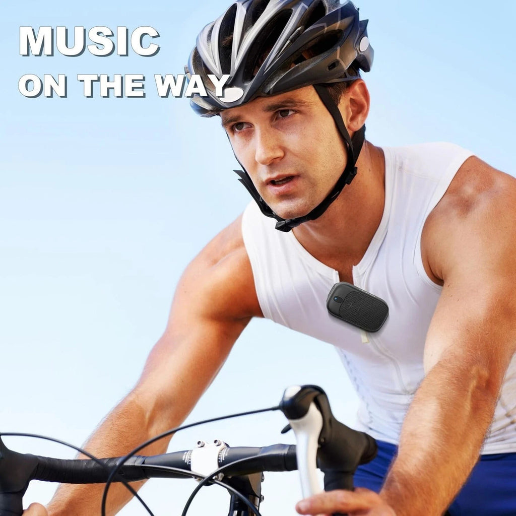 Clip On Wearable Speaker Bluetooth 5.4 Lightweight Pocket Sized 5 Hour Battery