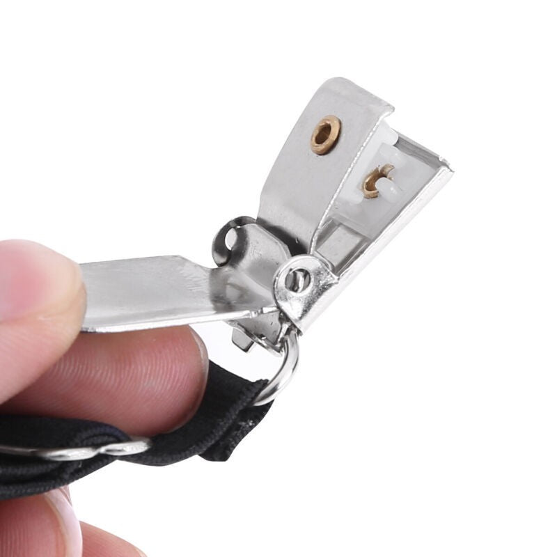 Adjustable Y Shape Garter Belt Suspender Straps Metal Clip Holders For Stockings