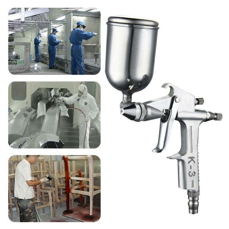 Mini HVLP Air Spray Gun Auto Car Touch Up Spot Paint Detail Sprayer Tools