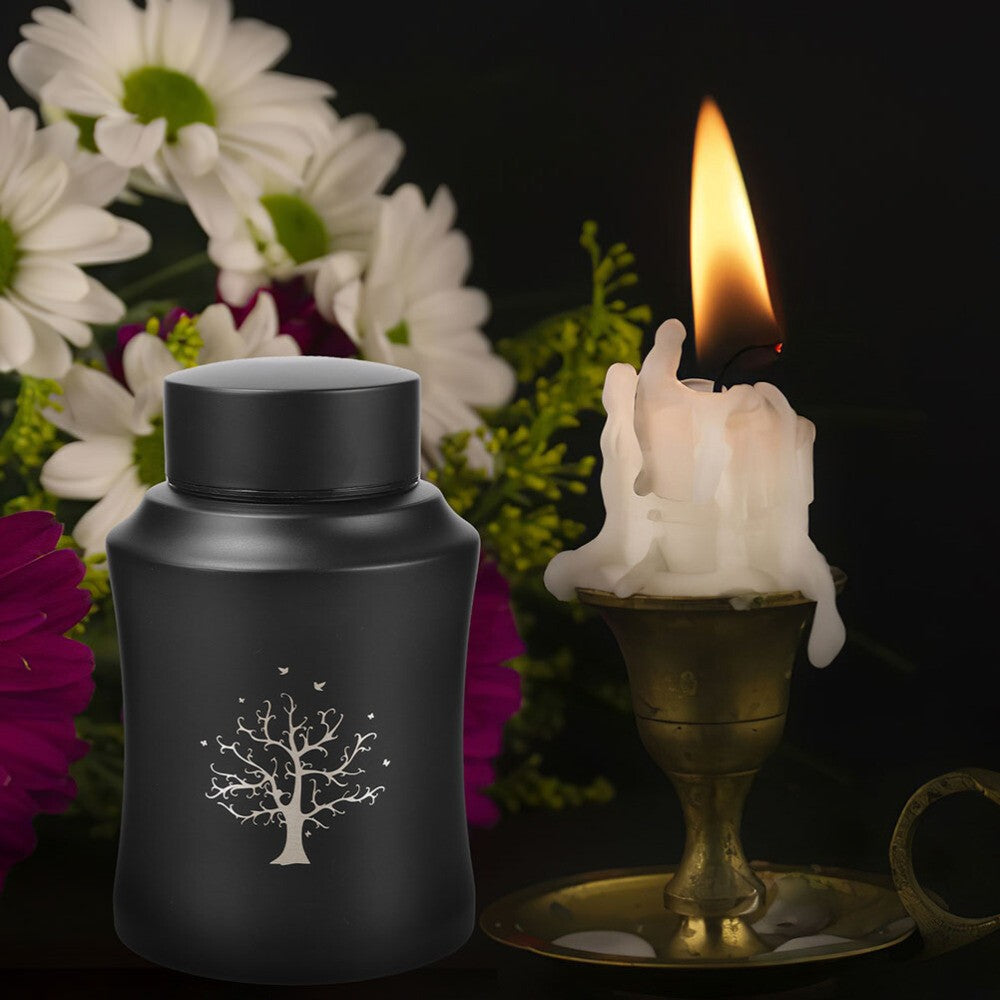Stainless Steel Dog Cat Cremation Urns Urn-Funeral Holder for Human Pet Ashes