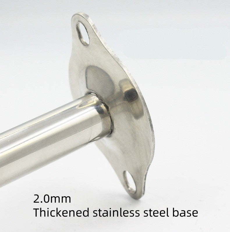 2 x Rod holder stainless steel adjustable ceiling mount curtain rod 25 mm
