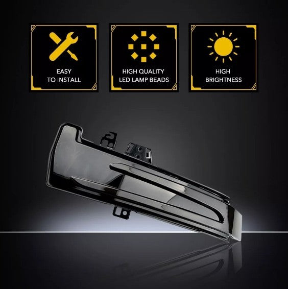 LED Dynamic Wing Mirror Indicator Turn Signal Light FOR Mercedes W204 W212 W218