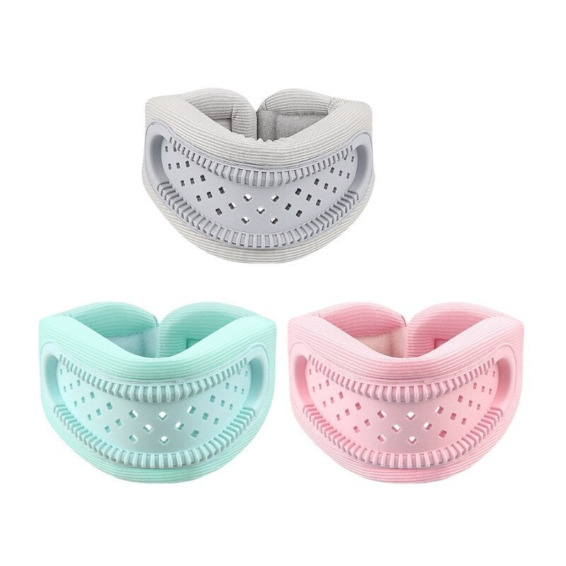Neck Support Adjustable Neck Brace Breathable Hollow Neck Support for Man Woman