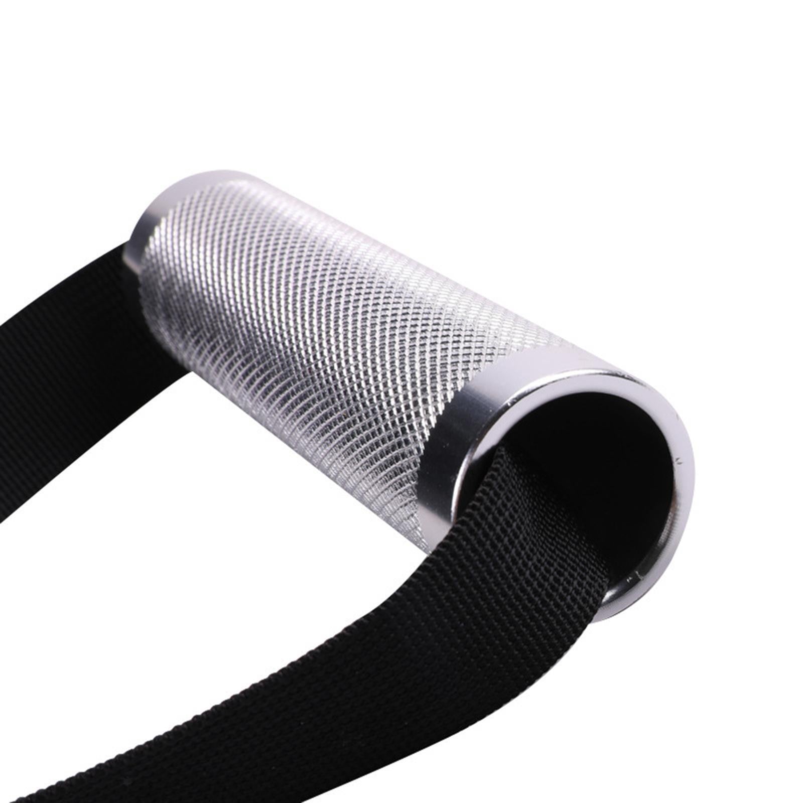 Fitness Metal Cable Handles Workout Handles 14cm with Metal D Buckle for Fitness