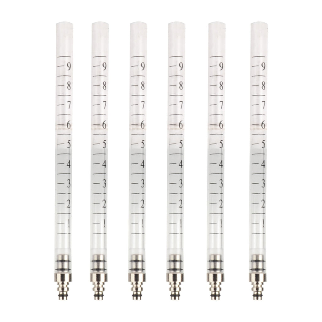 Diesel Injector Flow Meter + Adaptors Kit For 6 Cylinder Common Rail Leak Tester
