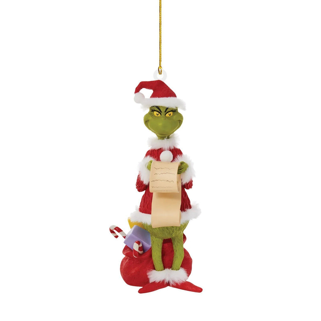20X Merry Christmas Grinch Ornament Xmas Tree Hanging Figure Decoration Pendants