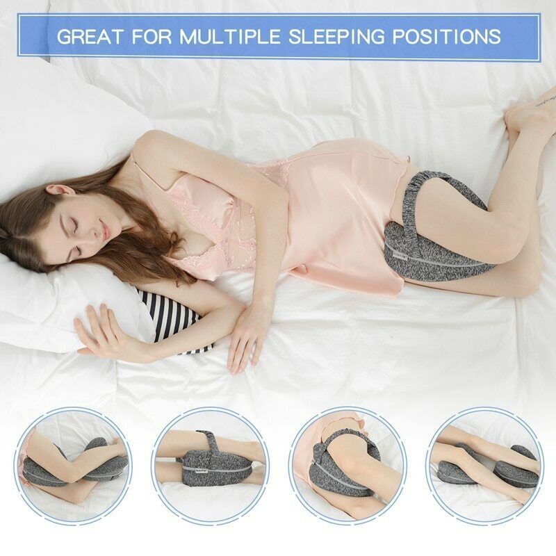 Orthopedic Pillow Leg Memory Foam Knee, Back Pain Relief Sleeping Side Support