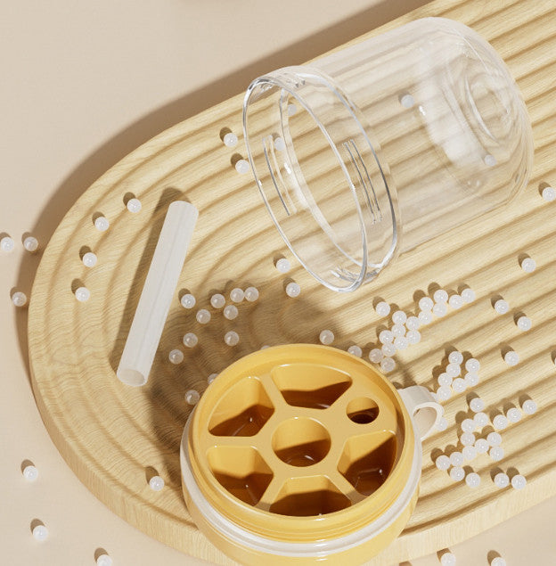 3 in 1 Ice Cube Press Type Ice Release Water Cup Portable Iced Drink Bottle