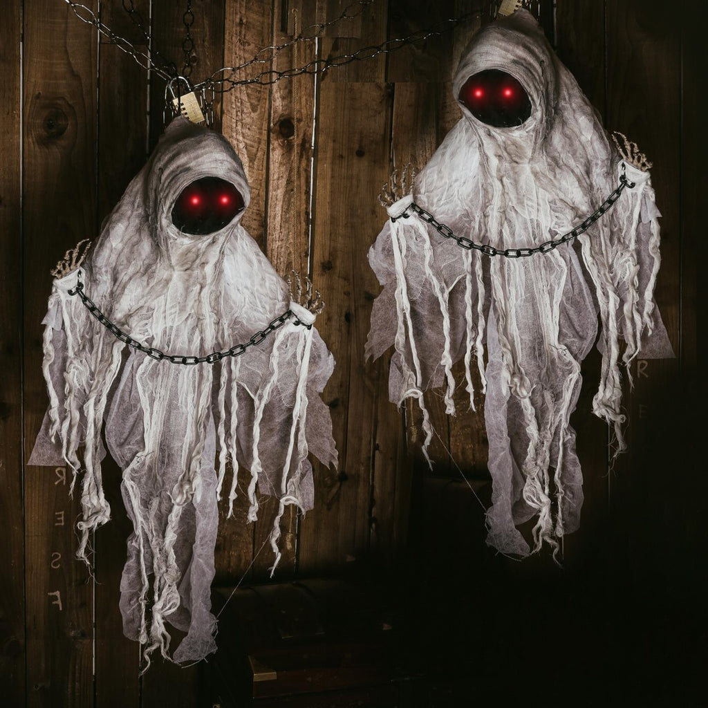 Faceless Spectre Light Up Moving With Sound Halloween Decoration Party Prop 85cm