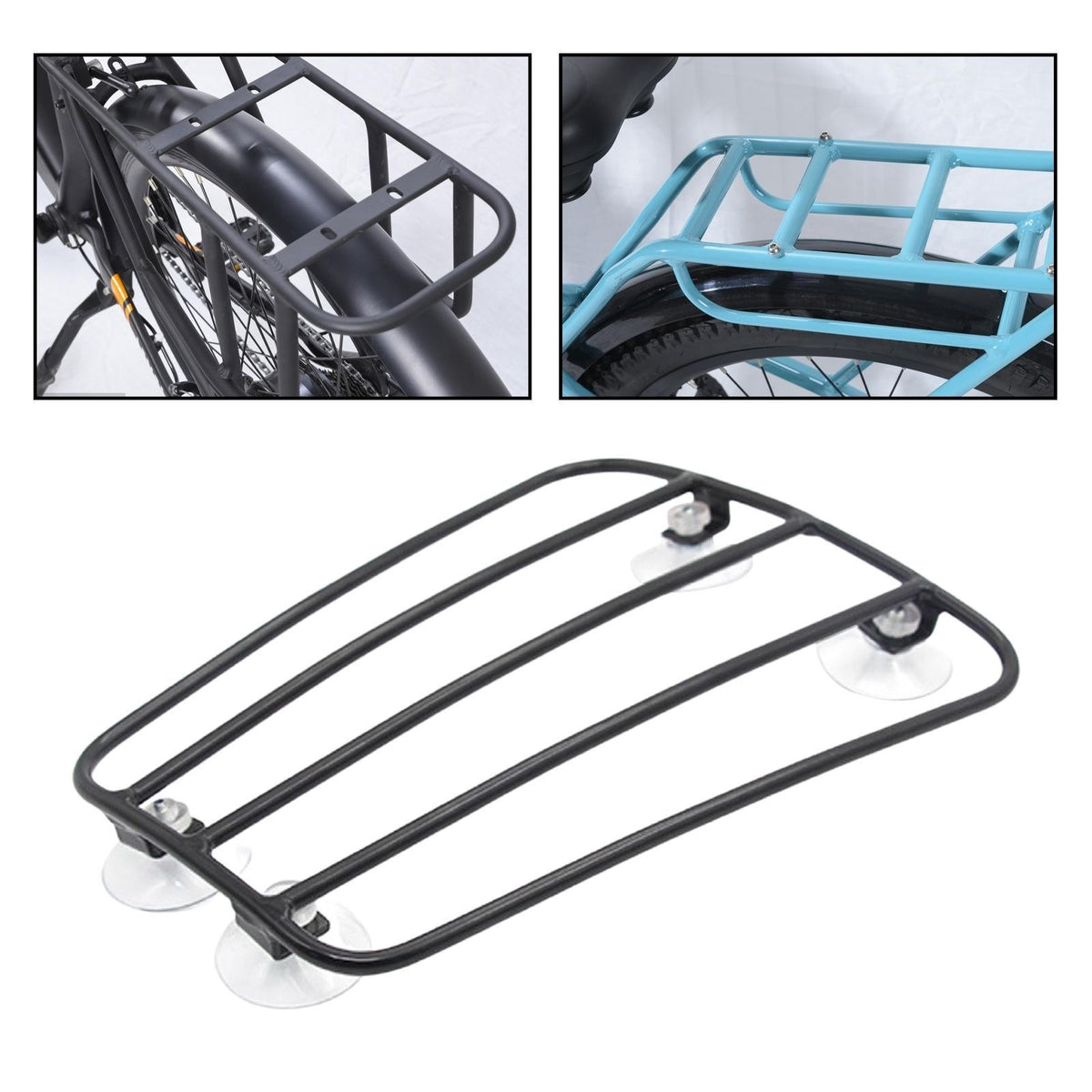 Motorcycle Fuel Tank Luggage Rack with Suction Cups Stylish