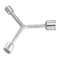 Y Type 3 Way Hex Socket Wrench, 12mm 14mm 17mm Repair Spanner Tool, 3-inch