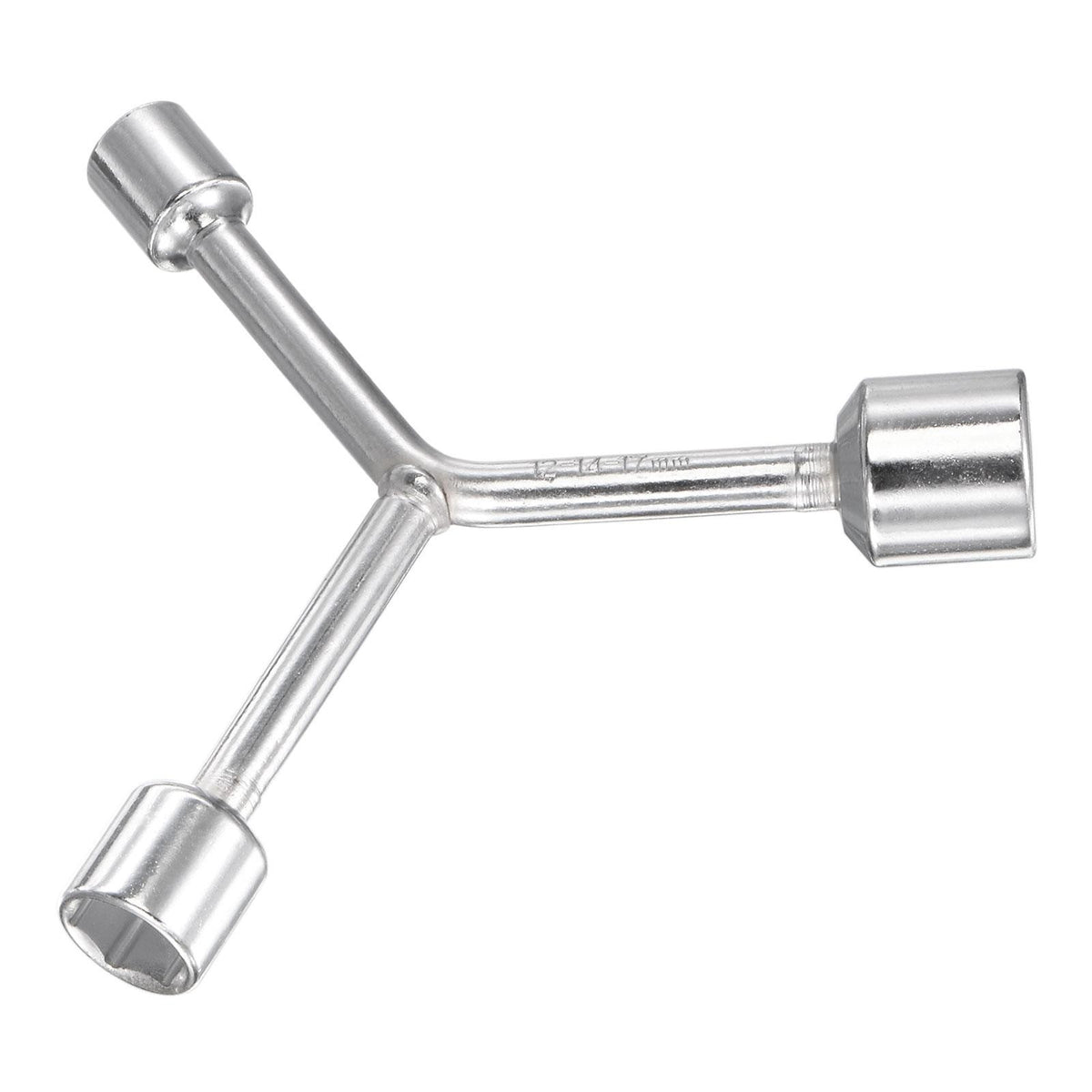 Y Type 3 Way Hex Socket Wrench, 12mm 14mm 17mm Repair Spanner Tool, 3-inch