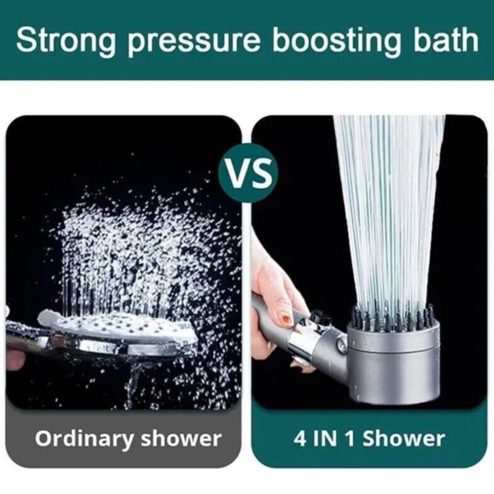 Shower Head For Bathroom 4-in-1 High Pressure Shower Head 3 Mode Function