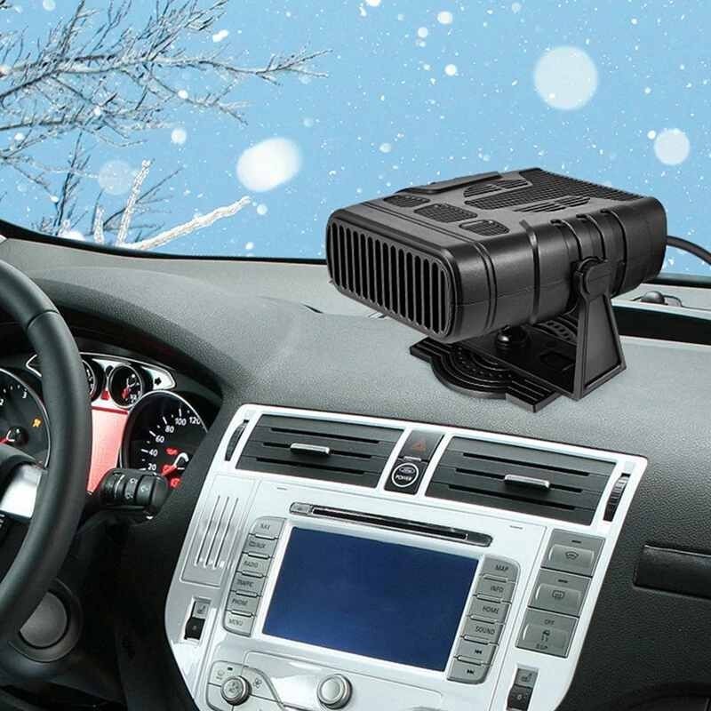 200W Car Heater Portable Electric Heating Fan Defogger Defroster Demister 24V UK