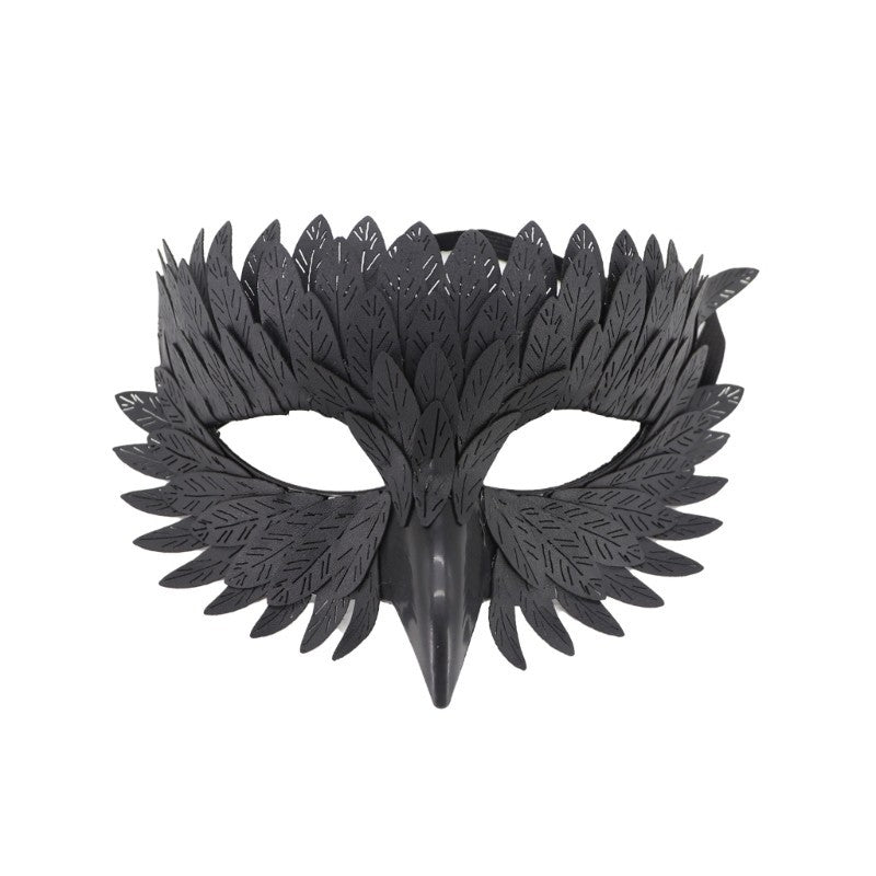 Bird Beak Mask Masquerades Mask Halloween Mask Owl Feather Half Face Mask