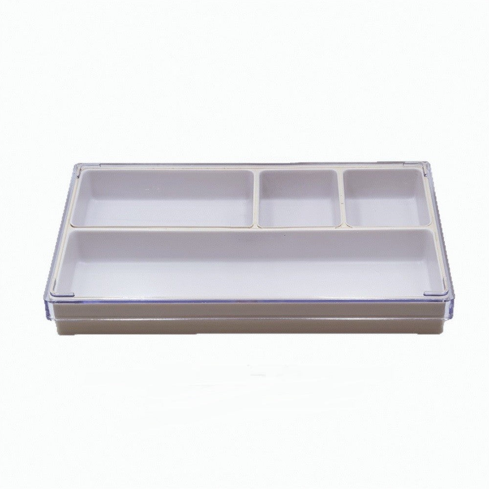 Plastic Watch Parts Storage Box Organizer Watchmakers Repair Tools Storage Tray