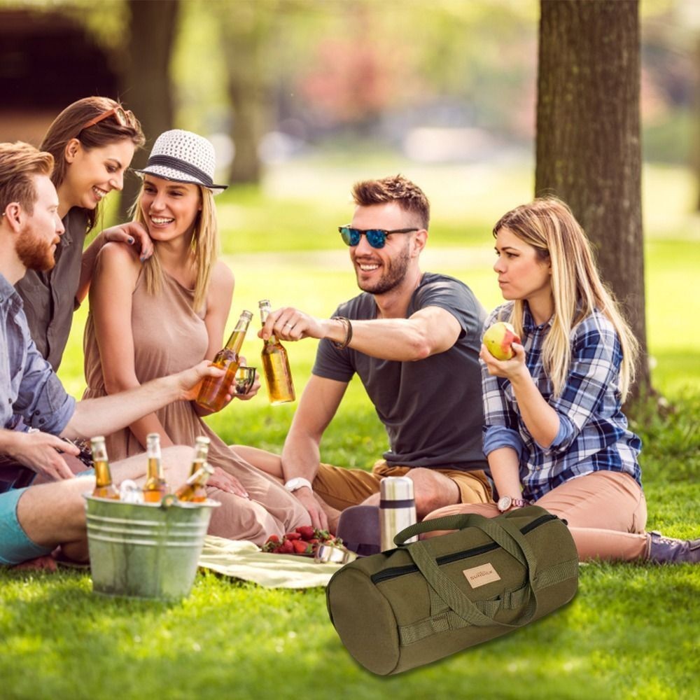 Large Capacity Tent Stake Tool Bag Waterproof Tent Peg Bag  Outdoor Camping
