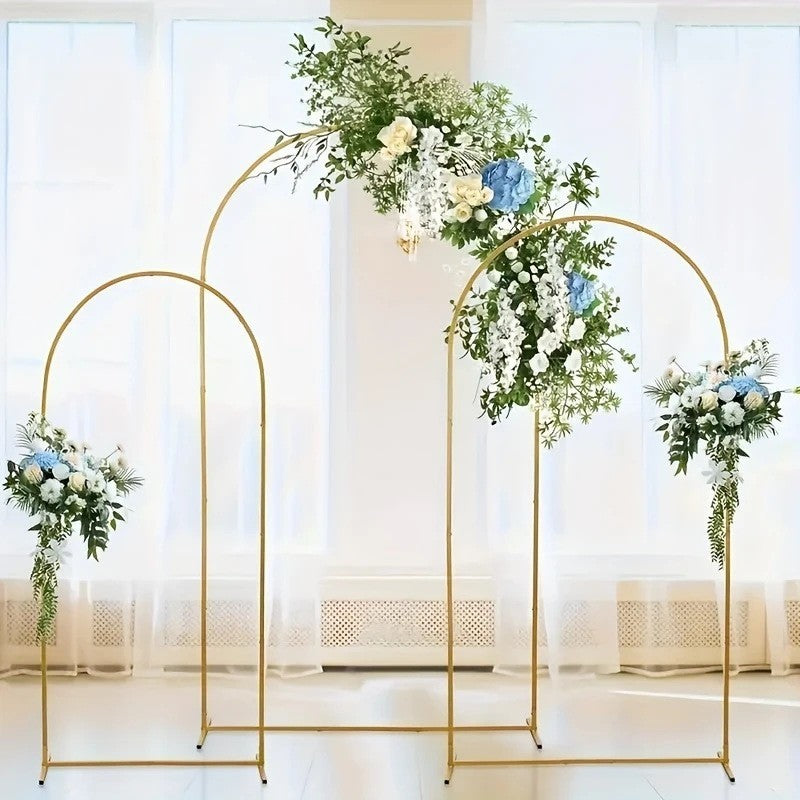 Large Wedding Arch Door Backdrop Stand Flower Display Frame Backdrop Metal Rack