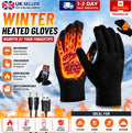 Electric Heated Gloves USB Rechargeable Insulated Warm Thermal Gloves Winter UK