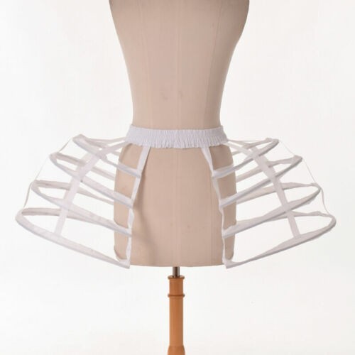 Cage Hoop Skirt Petticoat Dress Pannier Bustle for Costume Stage Performance
