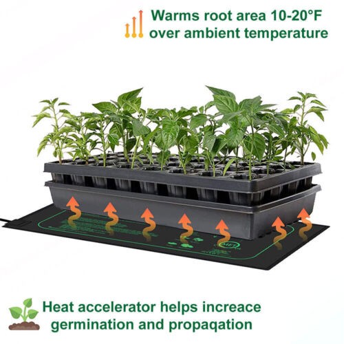 Seedling Heat Mat Plant Germination Propagation Clone Starter Warm Heating Pad