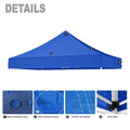 2x2m/3x3m Garden BBQ Gazebo Top Cover Roof Replacement Fabric Tent Canopy UK