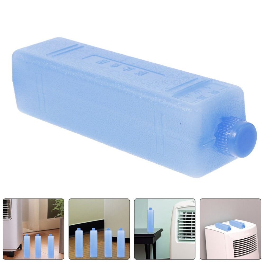 8 Pcs Cooler Ice Packs for Bottles and Lunch Bags Reusable Freezer Blocks for