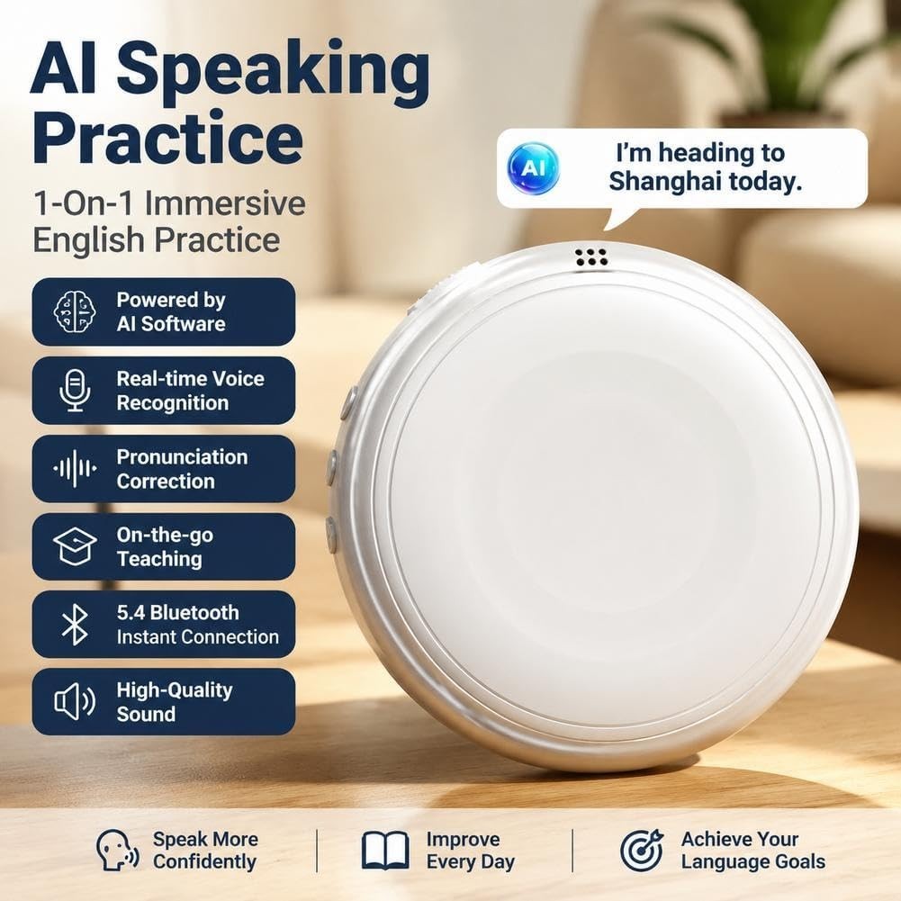 AI Real Time Language Practice Companion,Language Translator Device 100+Language
