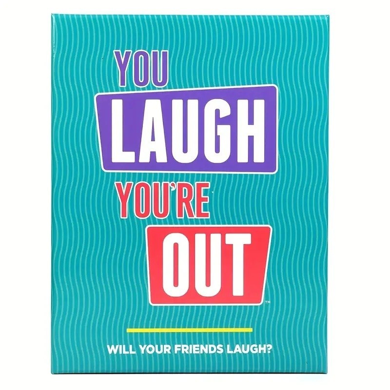 You Laugh You're Out Board Game Christmas Party Family Gathering Card Games