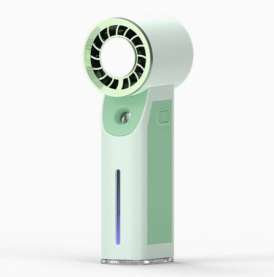 Personal Portable Cooling Fan USB Rechargeable with Ice Pack and Turbo Spray.*