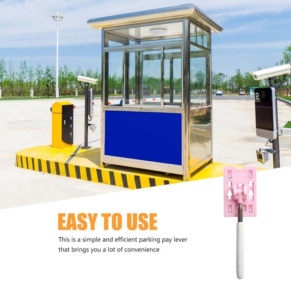 Stick Vehicle Parking Toll Parking Telescopic Punch Bar  Contactless Payment Rod