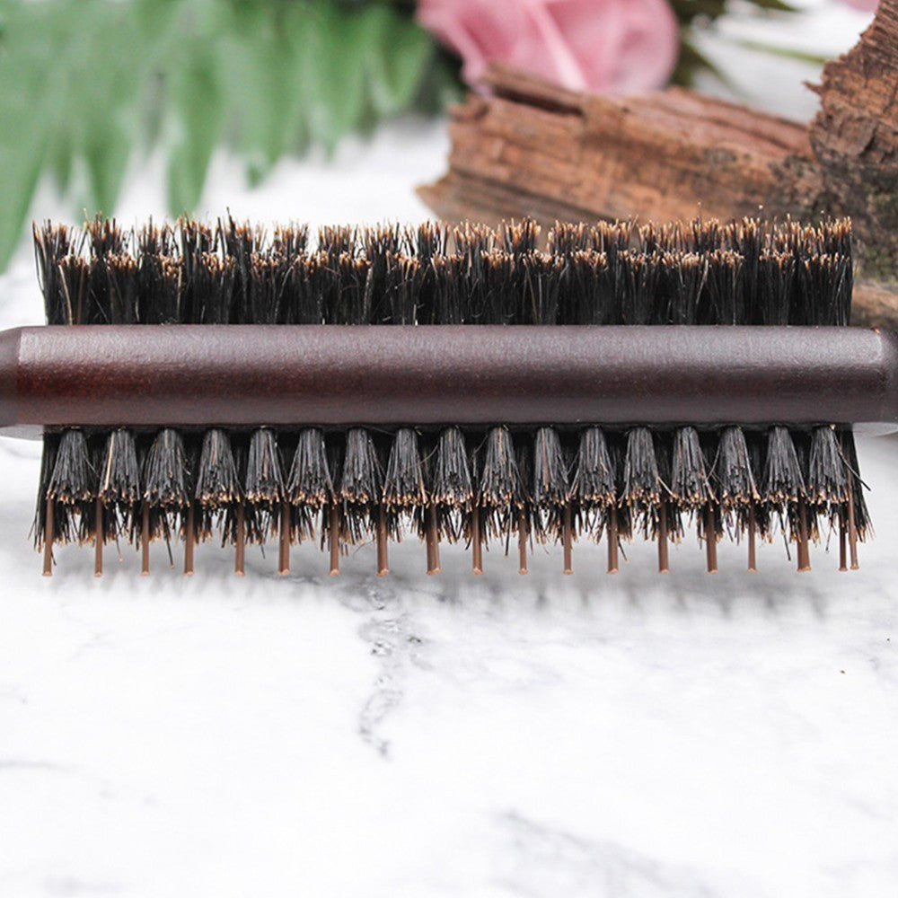 2 Piece Small Round Bristle Quiff Roller Hair Brush