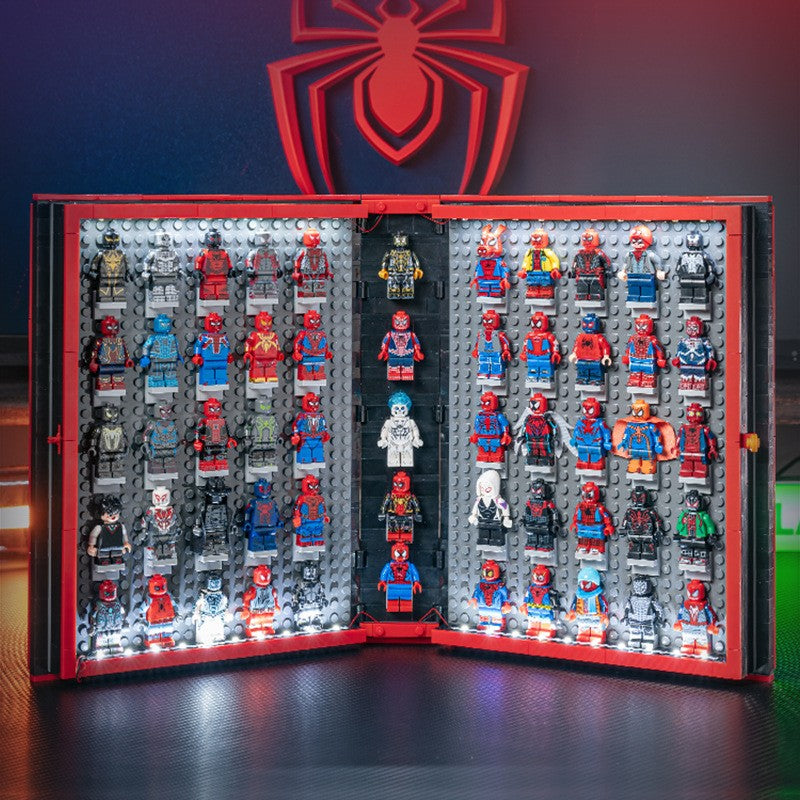 MOC IronBook Building block man book Commemorative Handbook Puzzle Toy