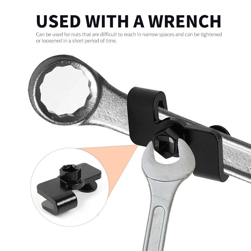 Universal 1/2 Inch Wrench Extender Wrench Extension Tool for Drive Breaker Bars