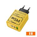 EU/UK 145W GaN Charger Plug USB A+C USB C Charger for iPhone/Xiaomi/Samsung