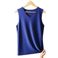 Men's ice silk Undershirts Sleeveless Underwear Race-beam Vest Mesh Cool Tagless