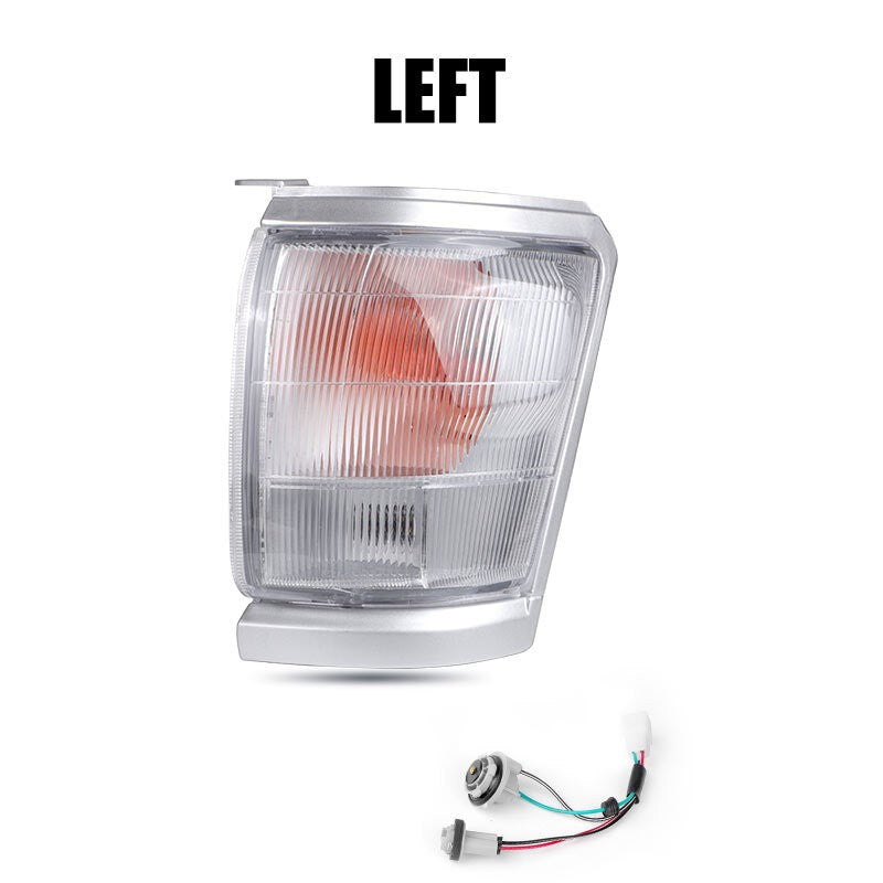 Pair LH+RH Front Corner Indicator Park / Side Lights for Toyota Hilux 1997-2001.