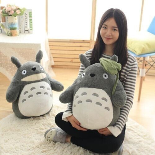 Hot 40cm Large Anime My Neighbor TOTORO Plush Toy soft Stuffed Doll for Kids Gif