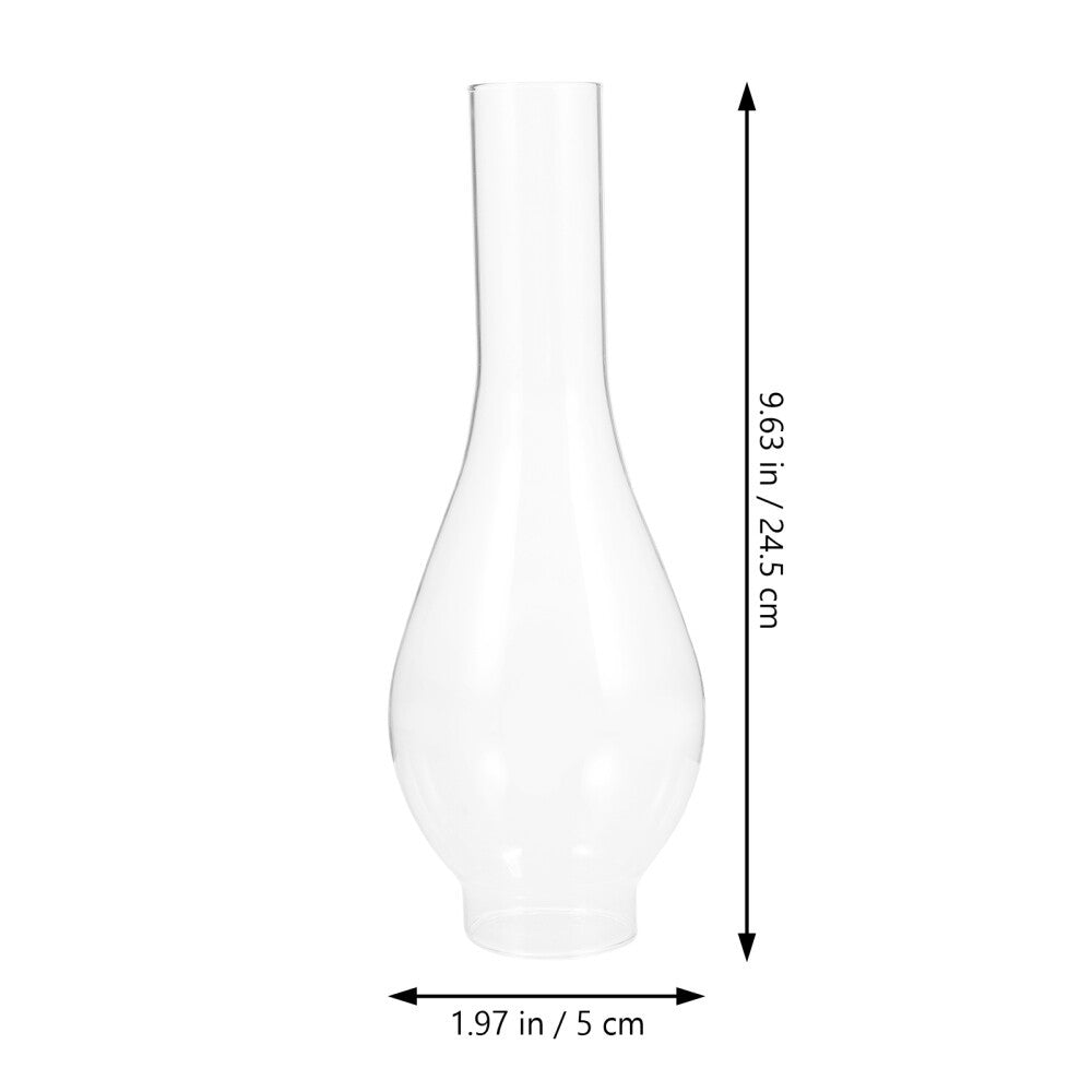 Oil Lamp Chimney Replacement Vintage Style Clear Kerosene Lamp Shade Chimney