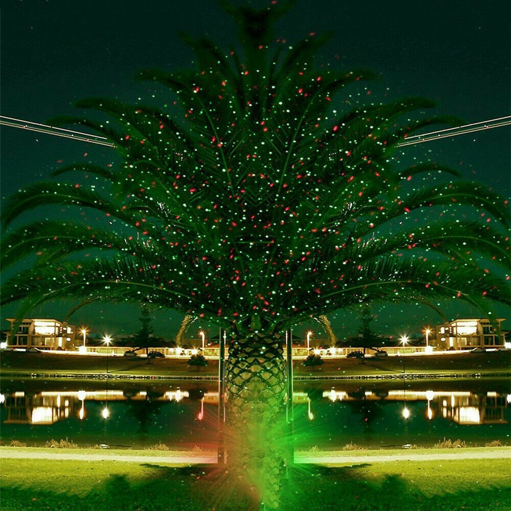 Christmas Moving Laser LED Projector Light Xmas Party Outdoor Landscape Lamp UK