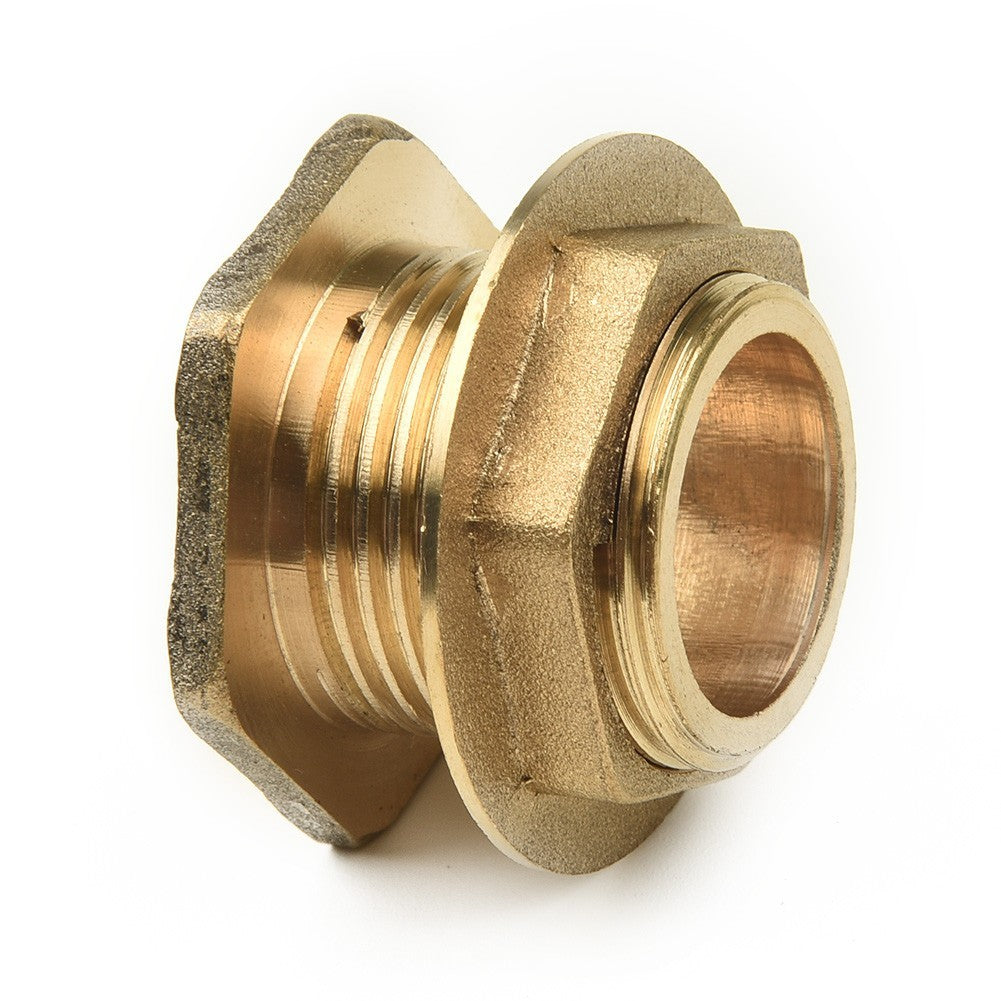 2x Water Butt Water And Connector Brass Bib Tap With Click Lock Fitting