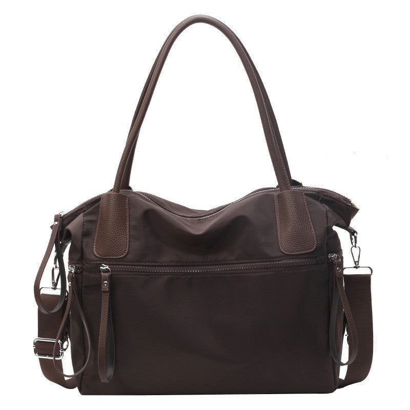 Women's Solid Color Large Capacity Tote Bag, Minimalist Fashion Casual Everyday