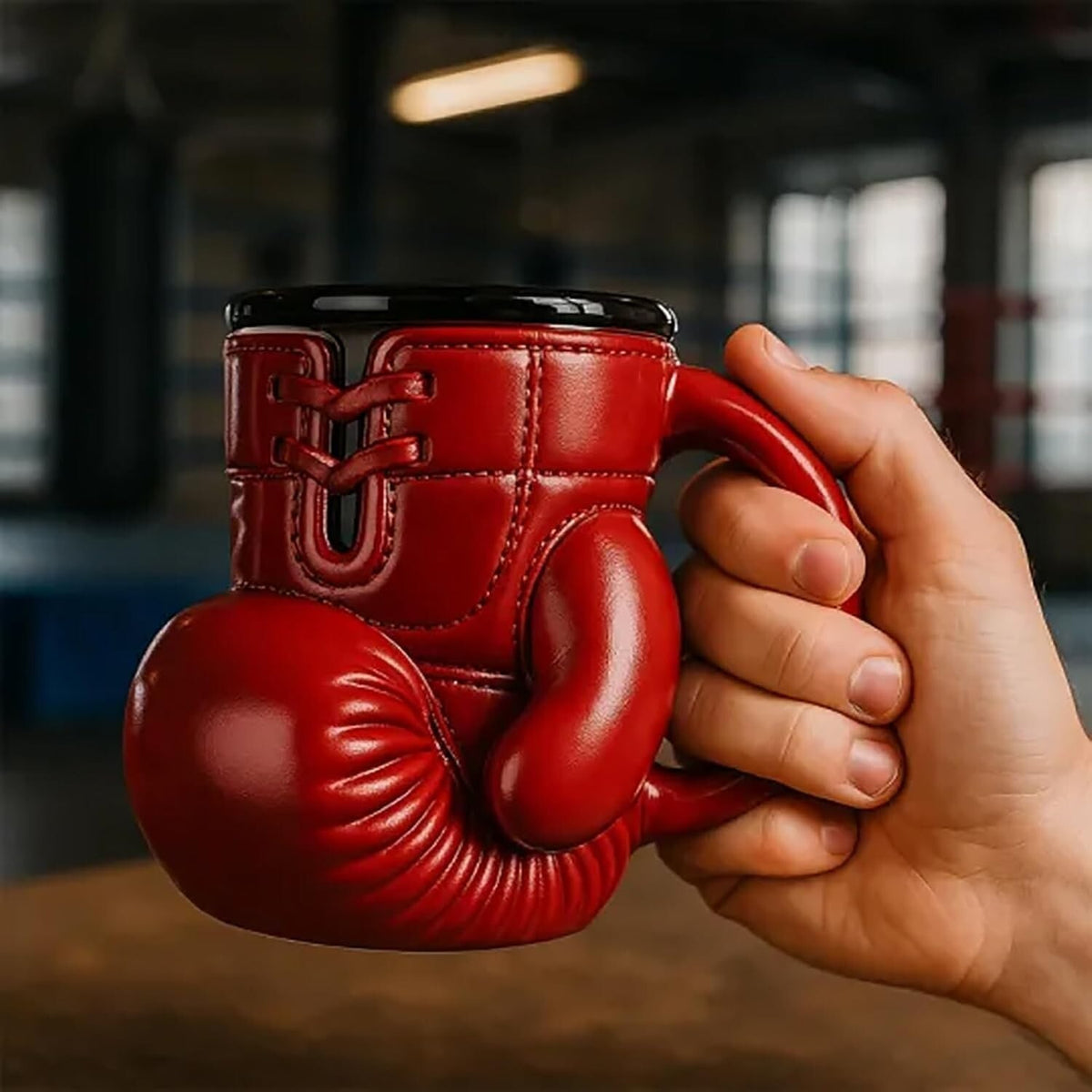 12Oz Novelty Boxing Glove Shaped Mug Sports Lovers Coffee Cup Gift