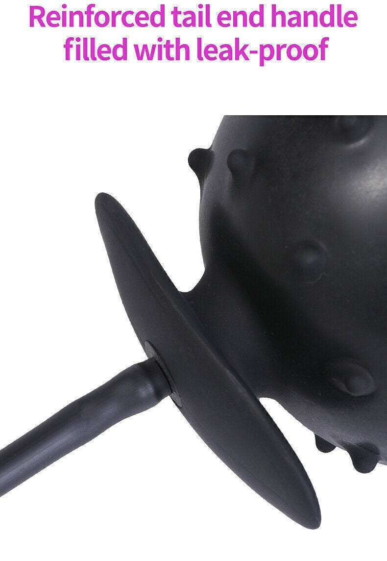 Huge Inflatable Male-Prostate-Anal-Butt-Plug-Dildo-Beads-Men-Women-Lubricants UK